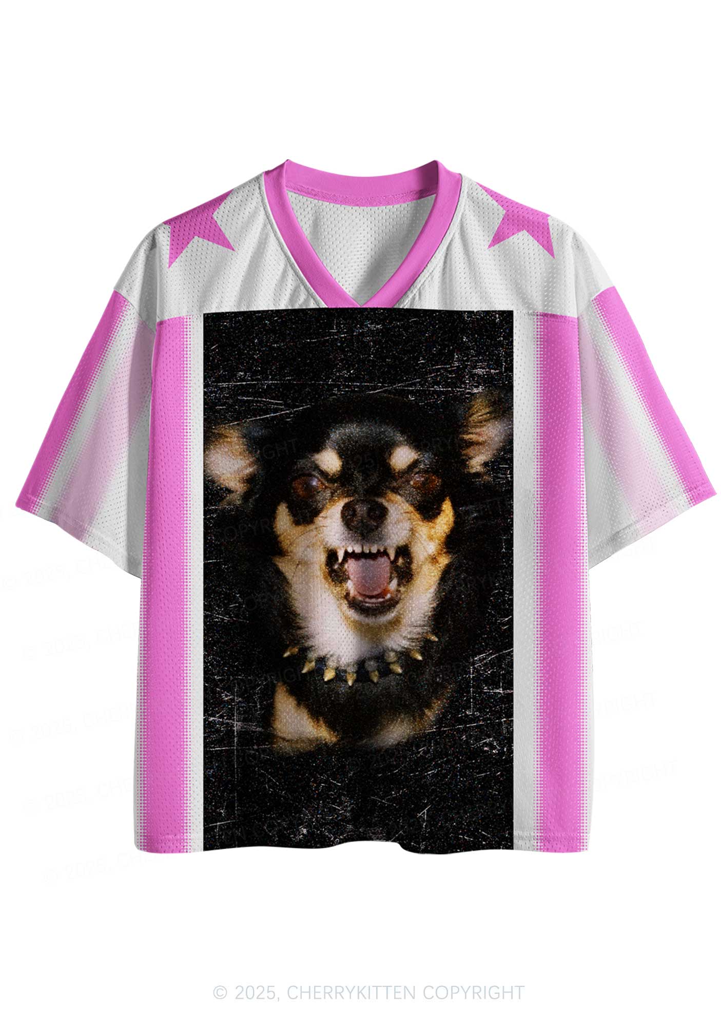 Custom Growling Puppy Y2K Sport Jersey Shirts Cherrykitten