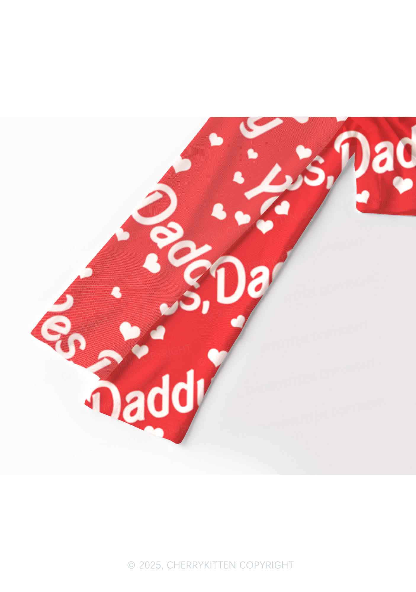 Yes Daddy Y2K Mesh Long Sleeve Crop Top Cherrykitten