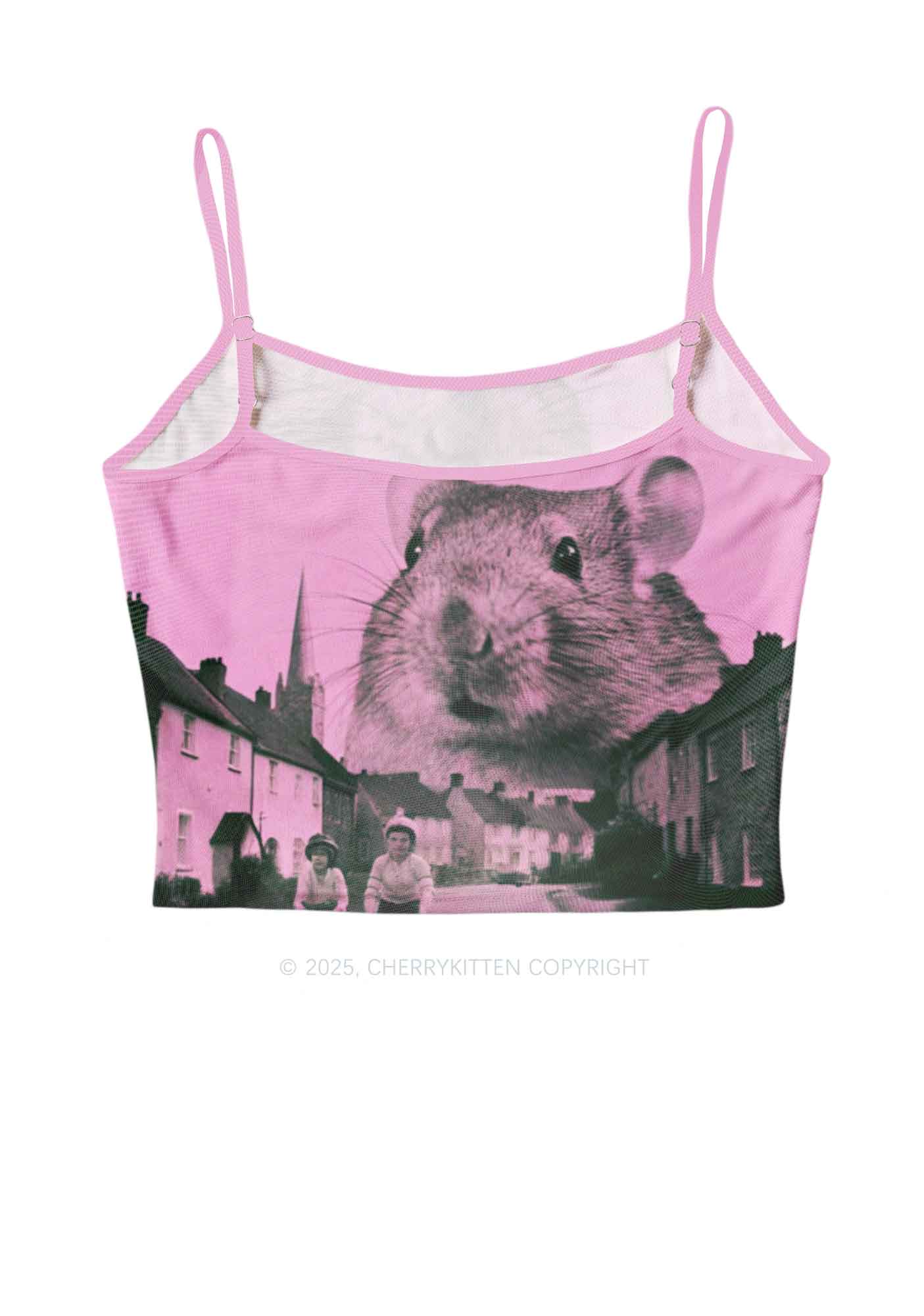 Rat Street Y2K Mesh Cami Tank Cherrykitten
