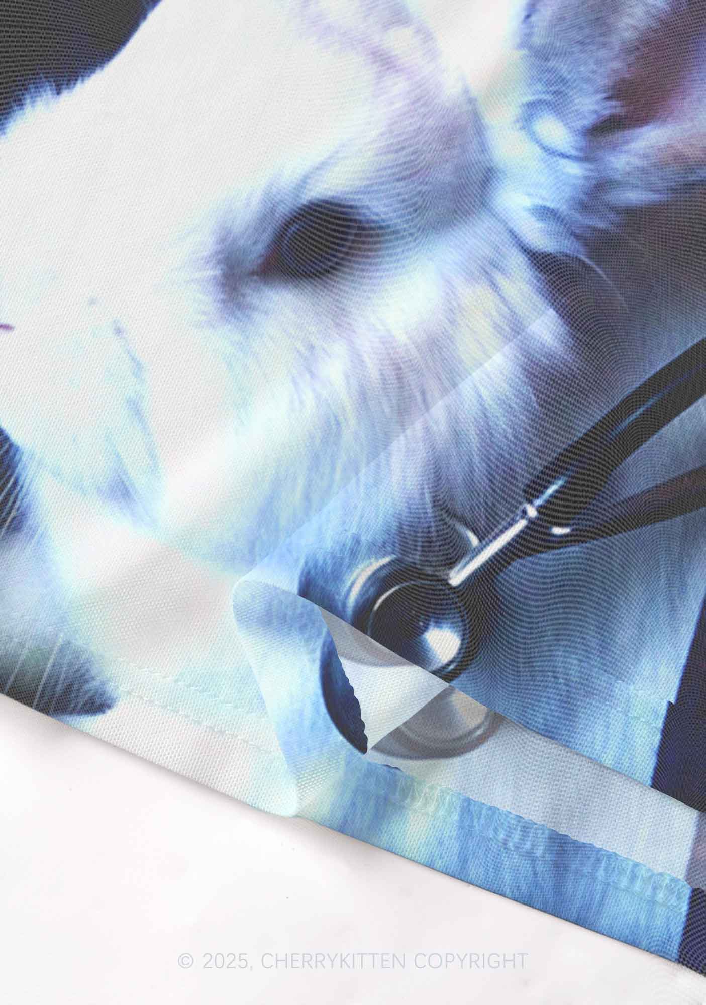 Bunny Doctor Y2K Mesh Cami Tank Cherrykitten