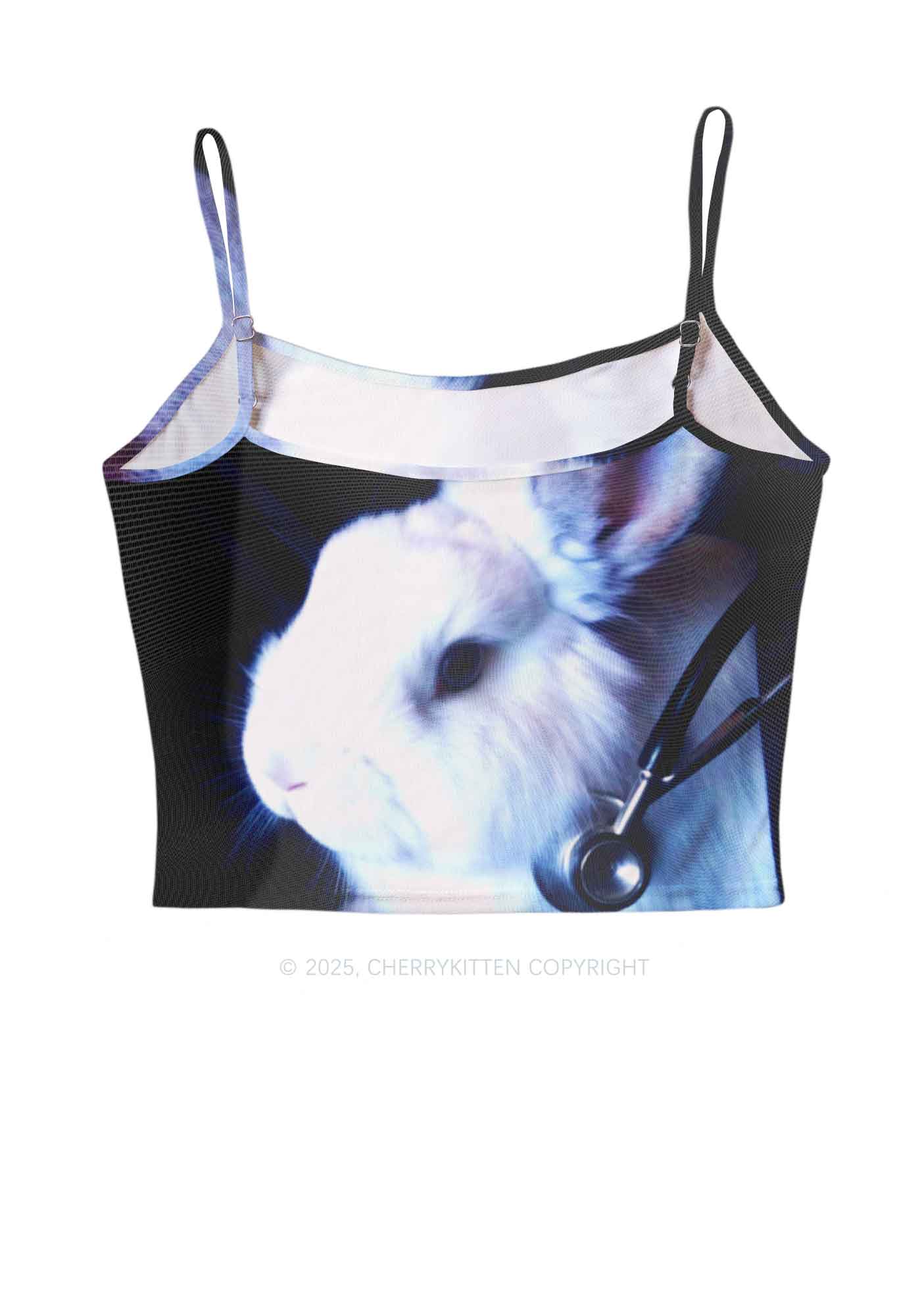 Bunny Doctor Y2K Mesh Cami Tank Cherrykitten