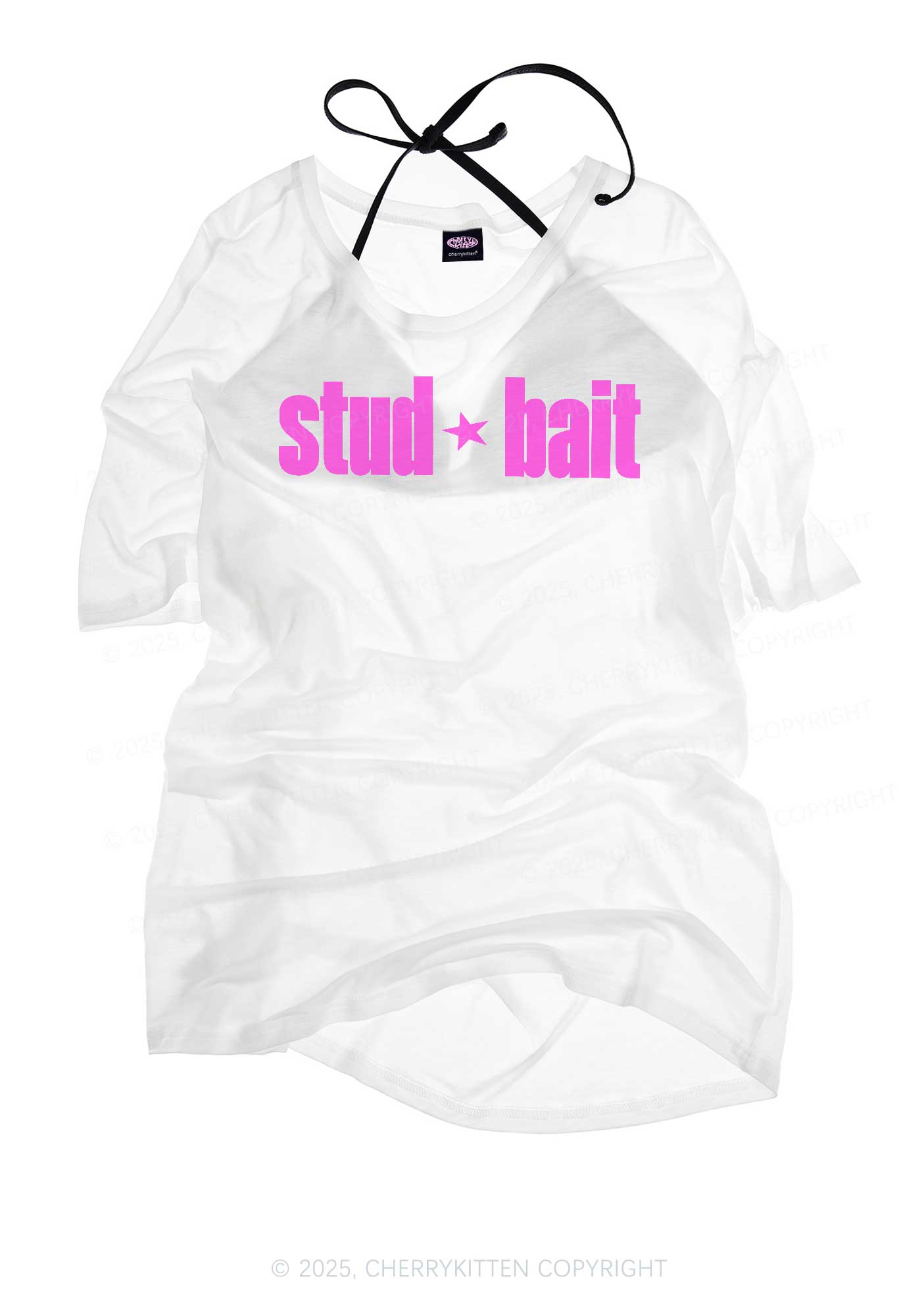 Stud Bait Pride Y2K Sheer Boyfriend Tee Cherrykitten