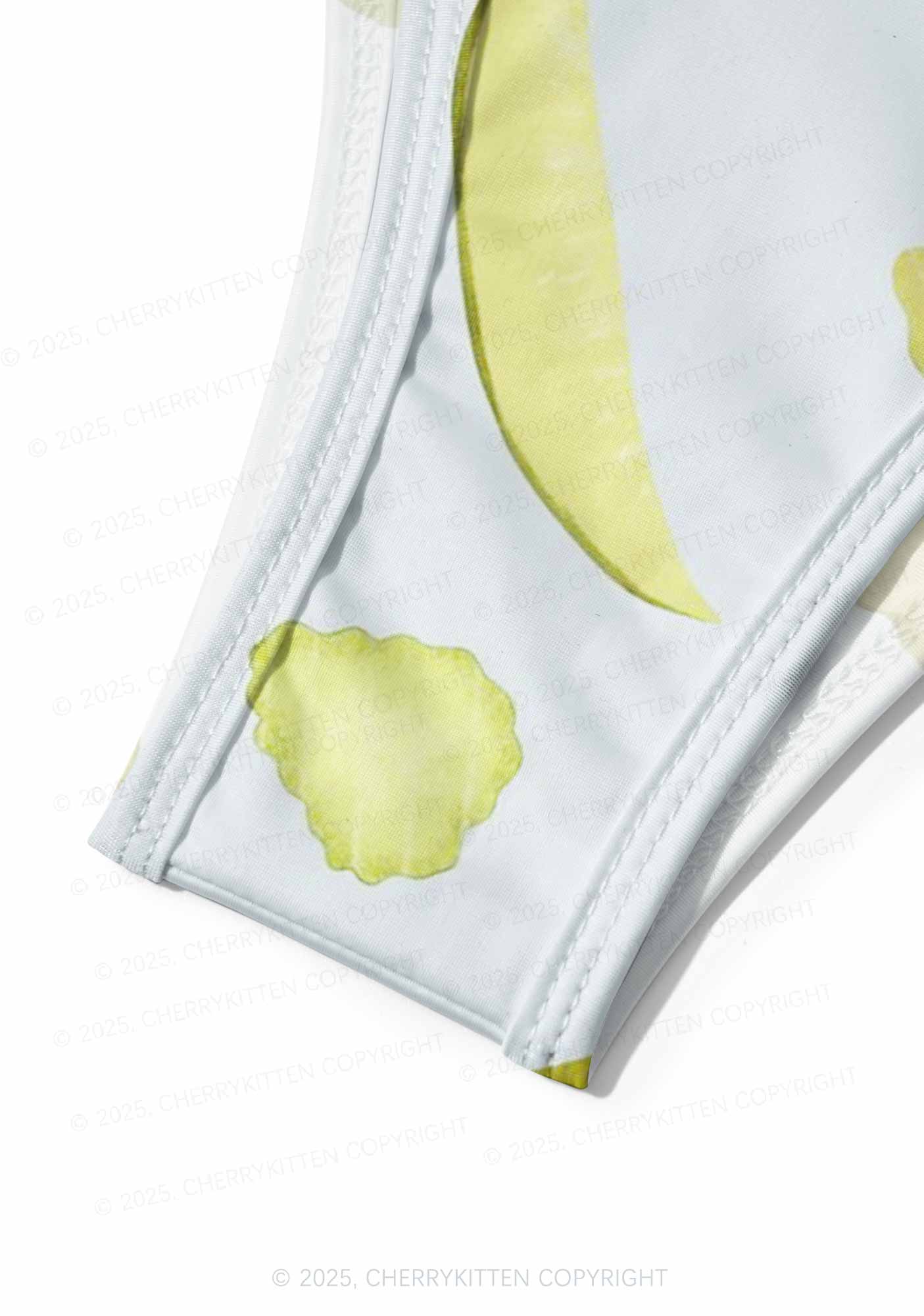 Dill Pickle Y2K Print Bikini Set Cherrykitten