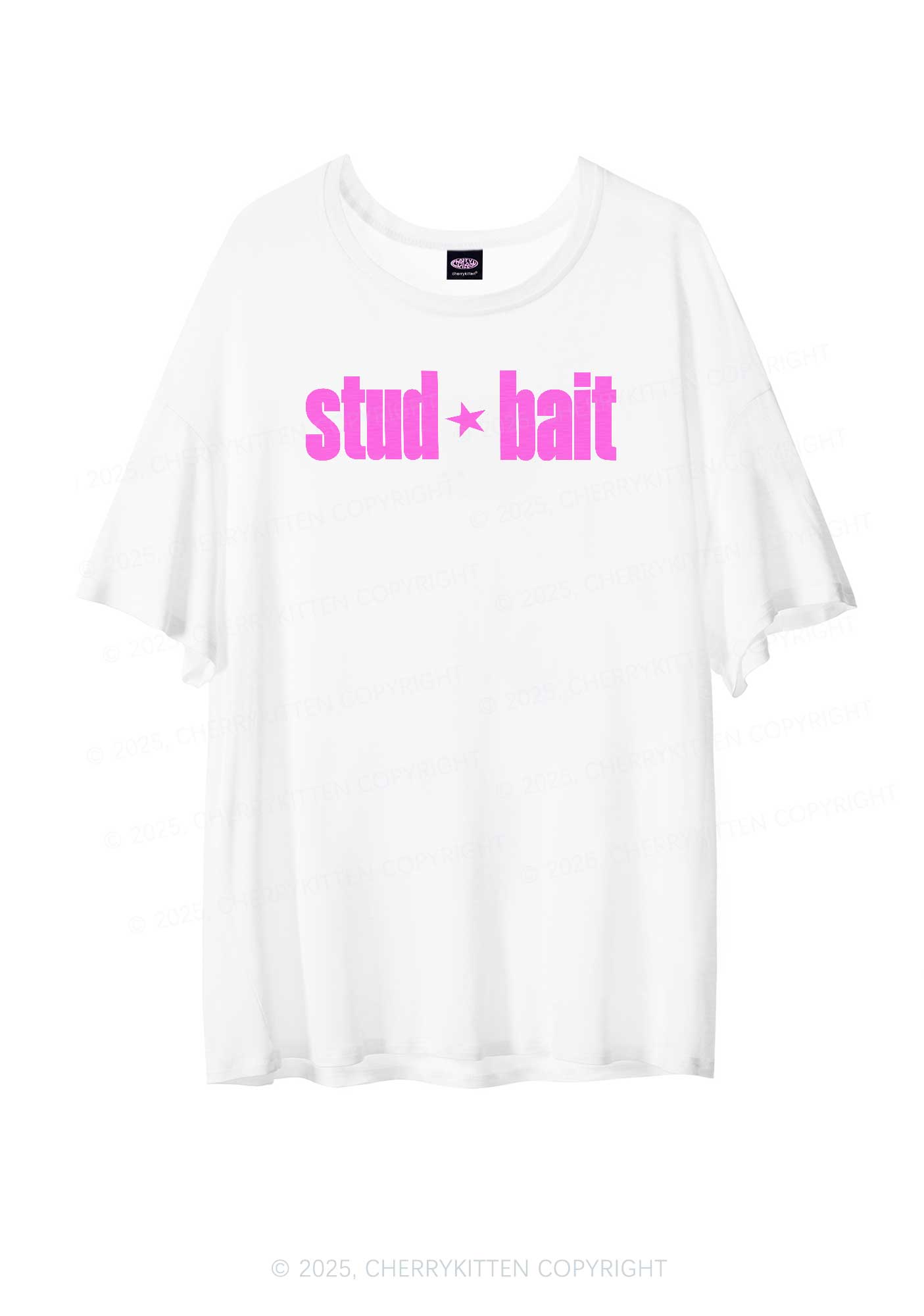 Stud Bait Pride Y2K Sheer Boyfriend Tee Cherrykitten