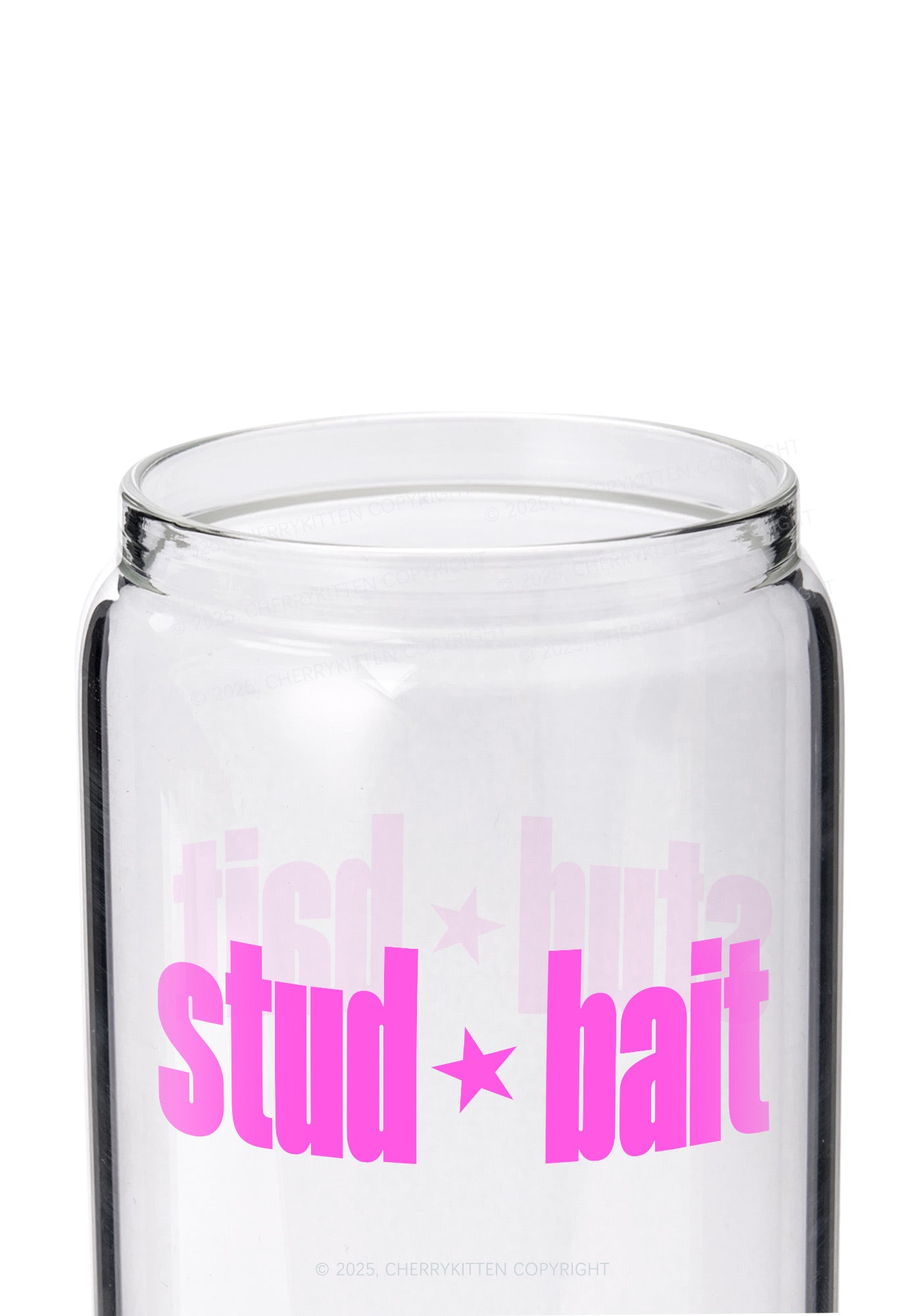 Stud Bait Pride Y2K Printed Glass Cup Cherrykitten