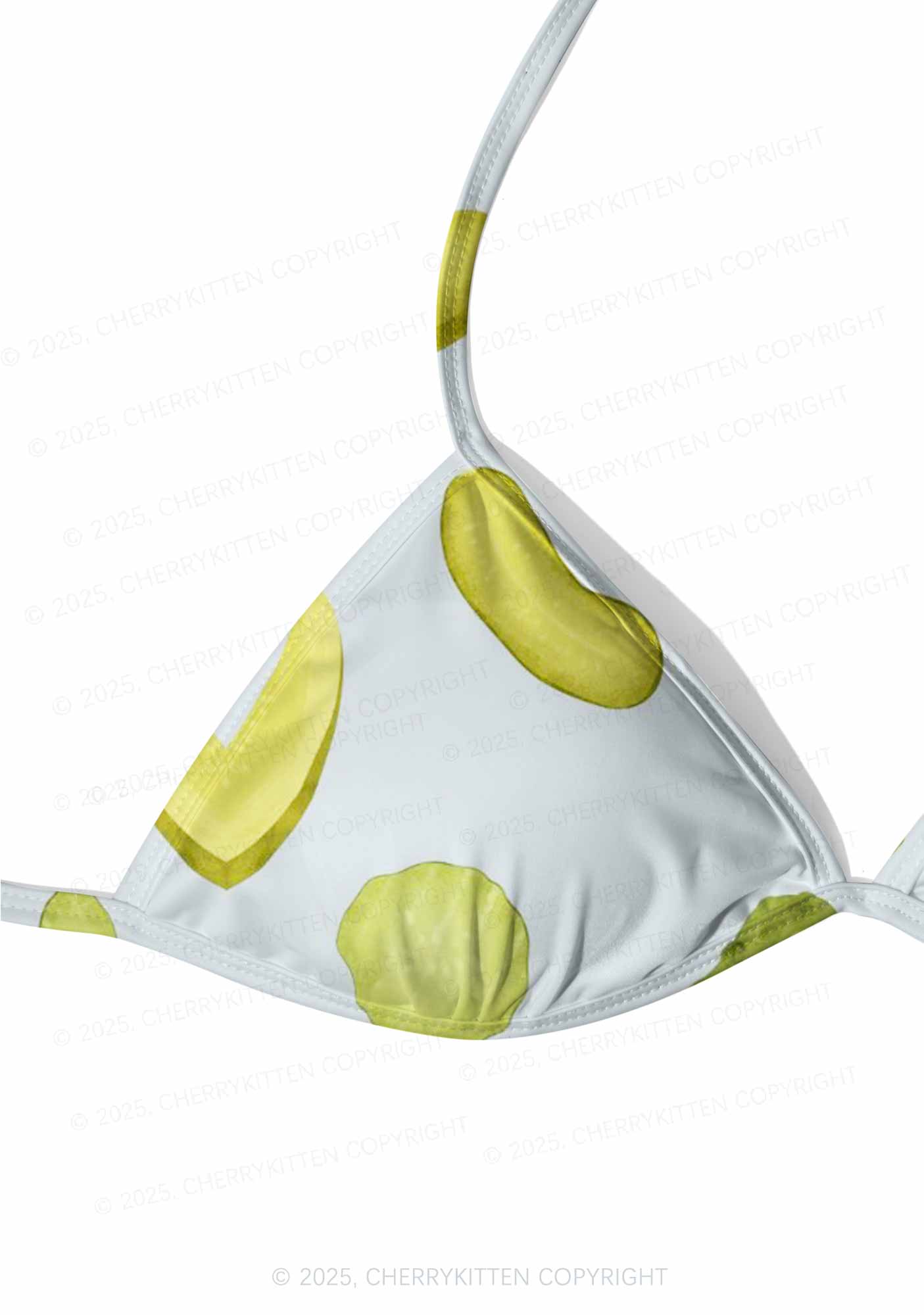 Dill Pickle Y2K Print Bikini Set Cherrykitten