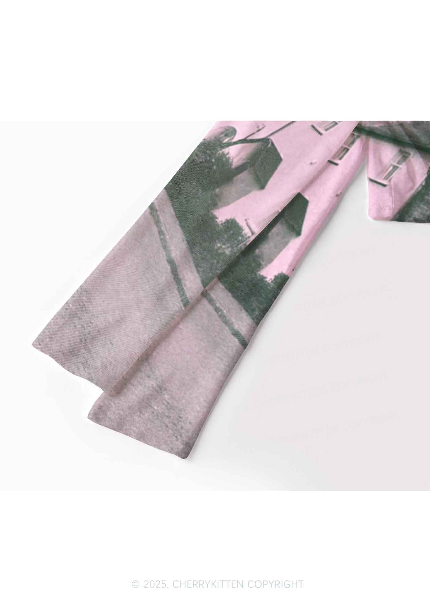 Rat Street Y2K Mesh Long Sleeve Crop Top Cherrykitten
