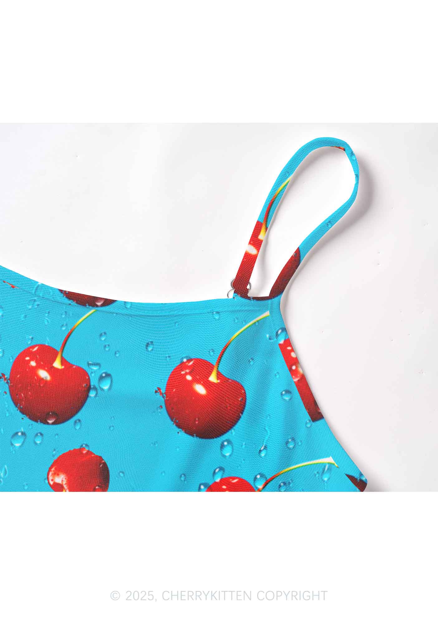 Fresh Cherry Y2K Mesh Cami Tank Cherrykitten