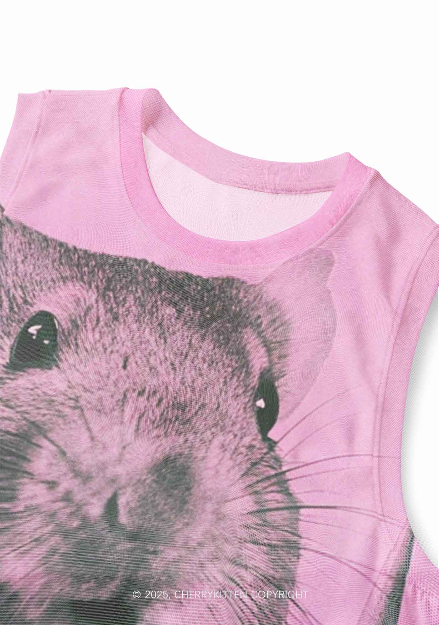 Rat Street Y2K Mesh Muscle Tank Cherrykitten