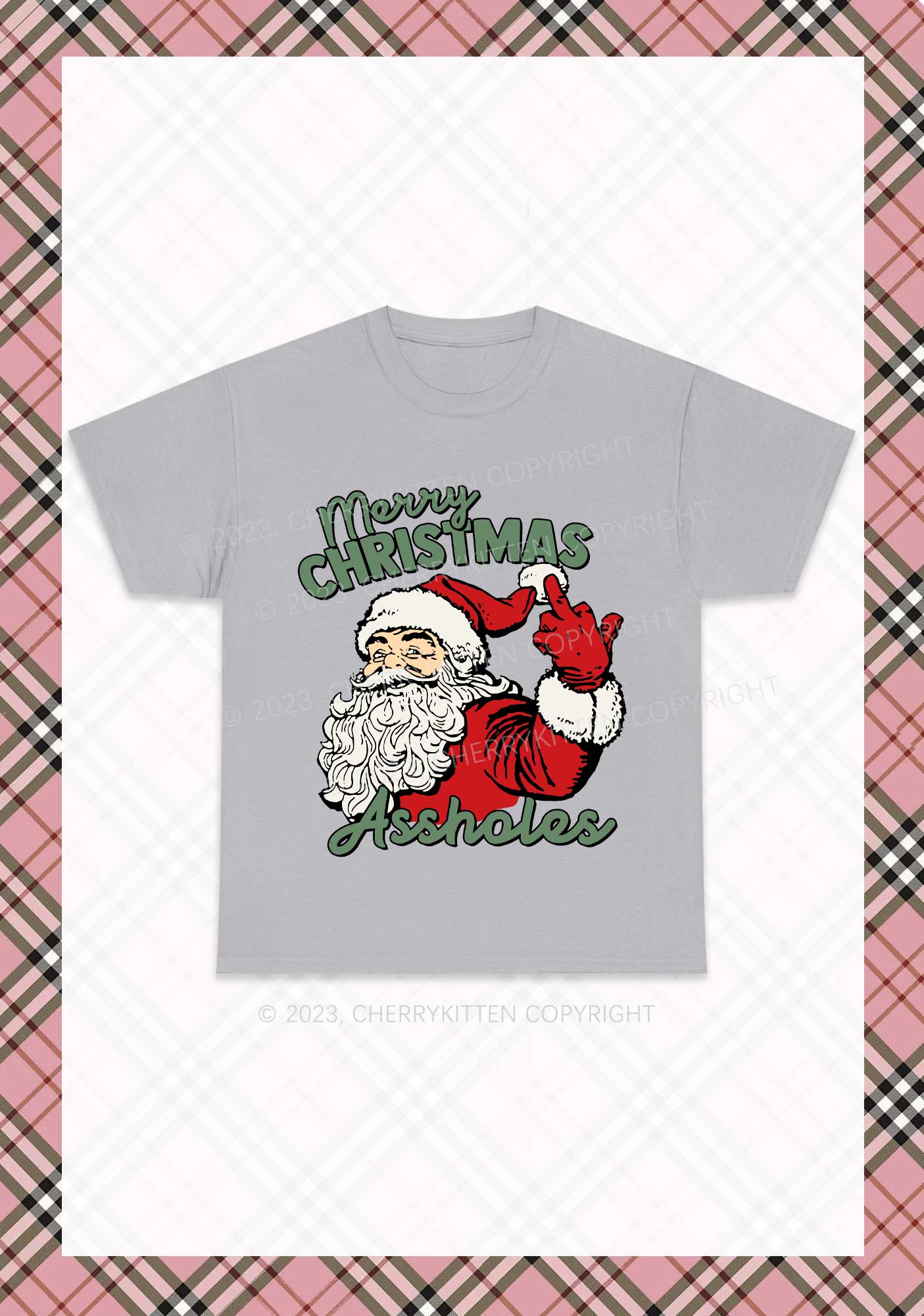 Merry Christmas Chunky Shirt Cherrykitten