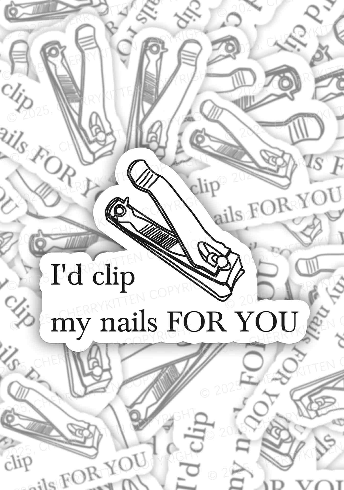 Clip Nails For You Pride 1Pc Y2K Sticker Cherrykitten
