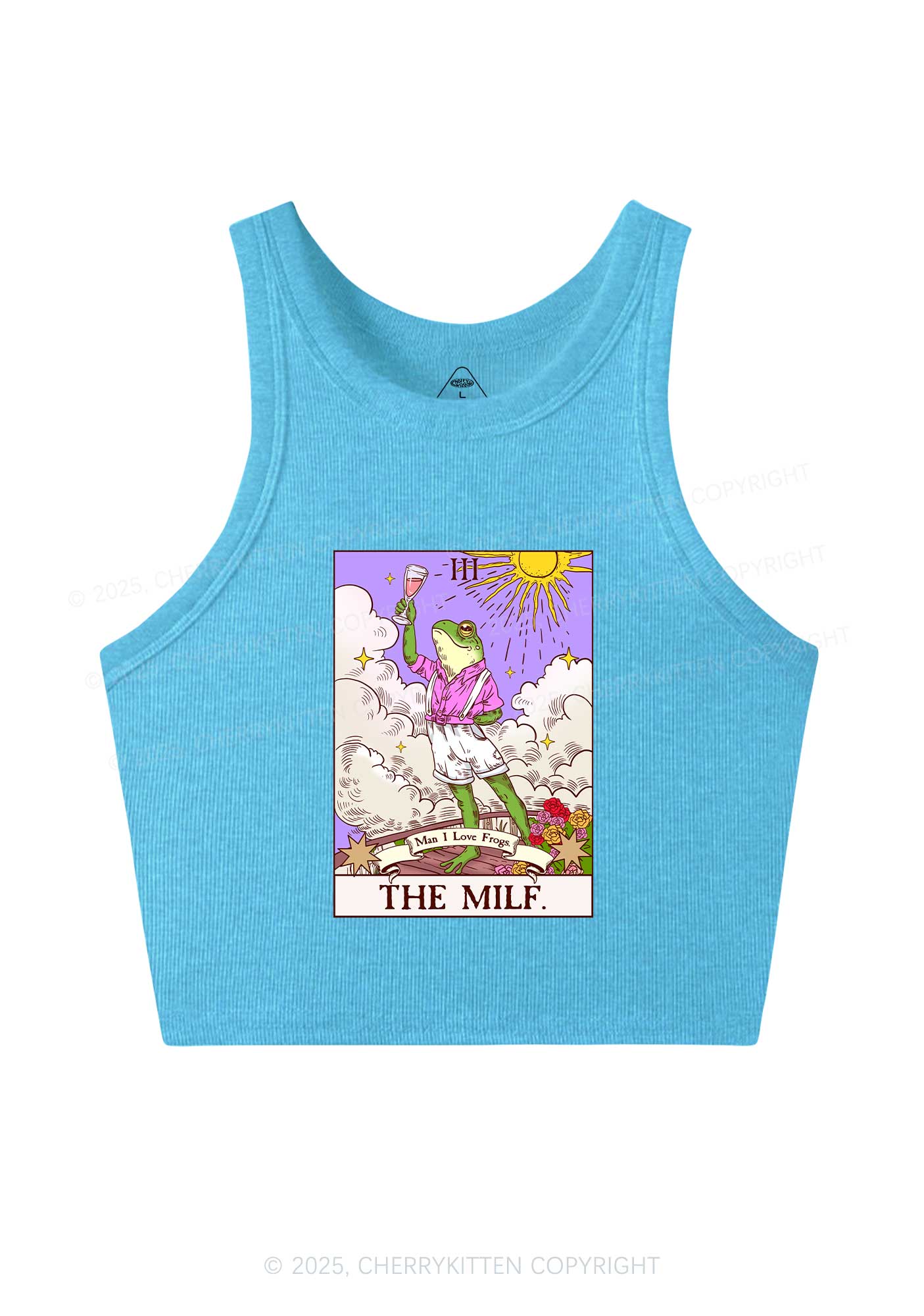 The Mxxf Frog Y2K Crop Tank Top Cherrykitten
