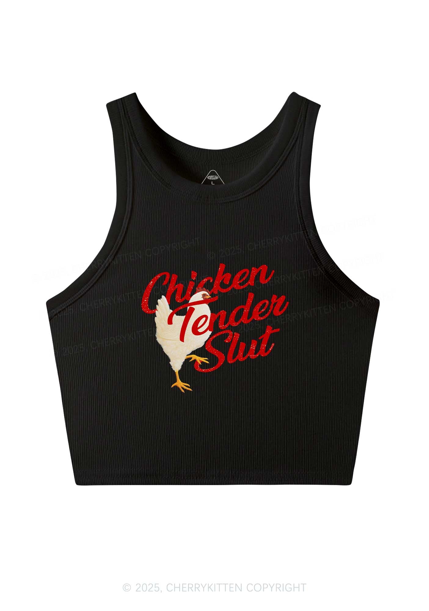 Chicken Tender Slxt Y2K Crop Tank Top Cherrykitten