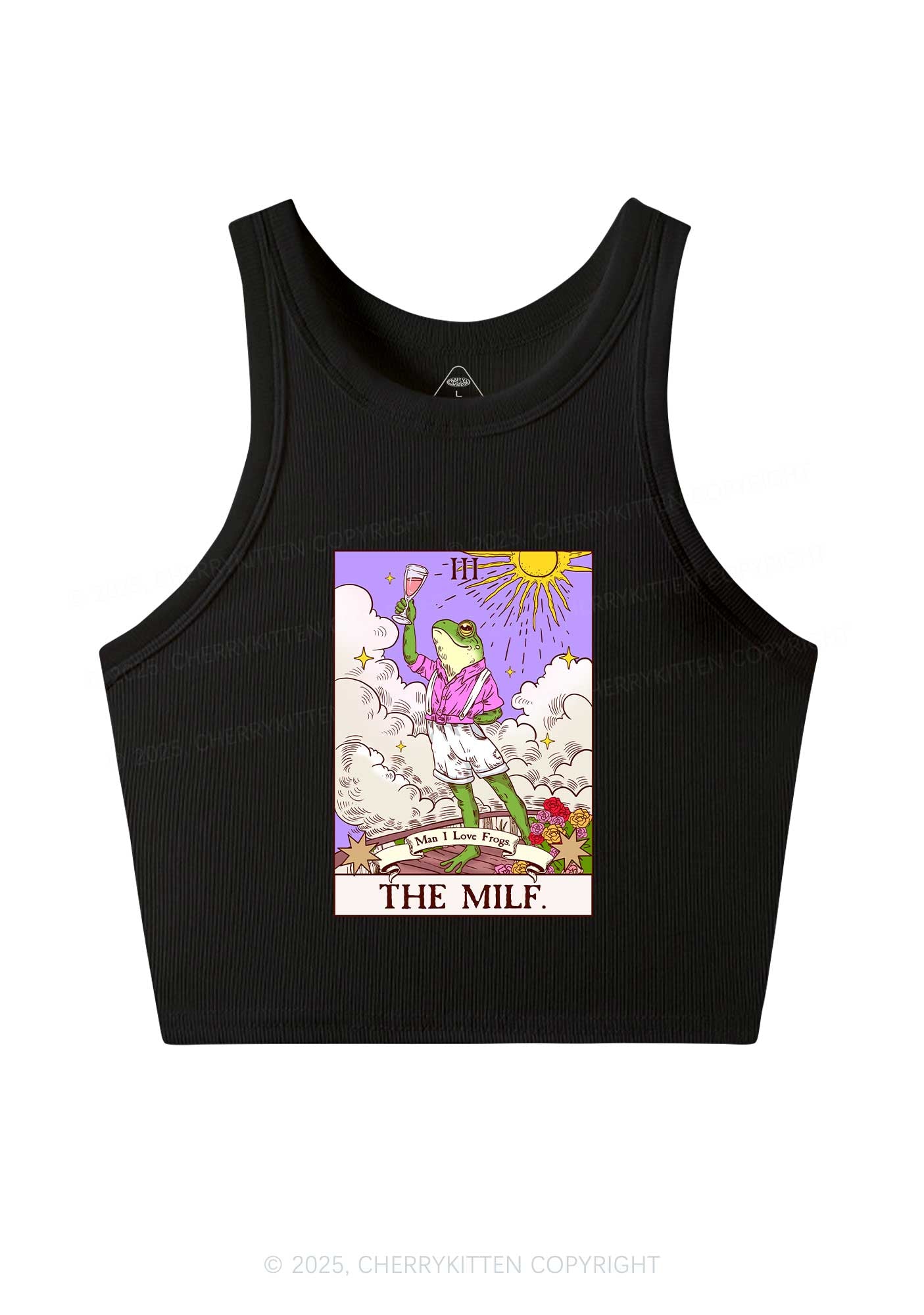 The Mxxf Frog Y2K Crop Tank Top Cherrykitten