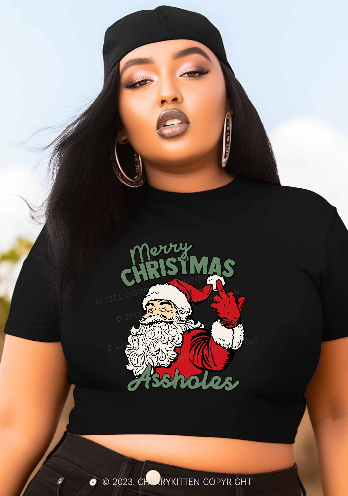 Merry Christmas Baby Tee Cherrykitten