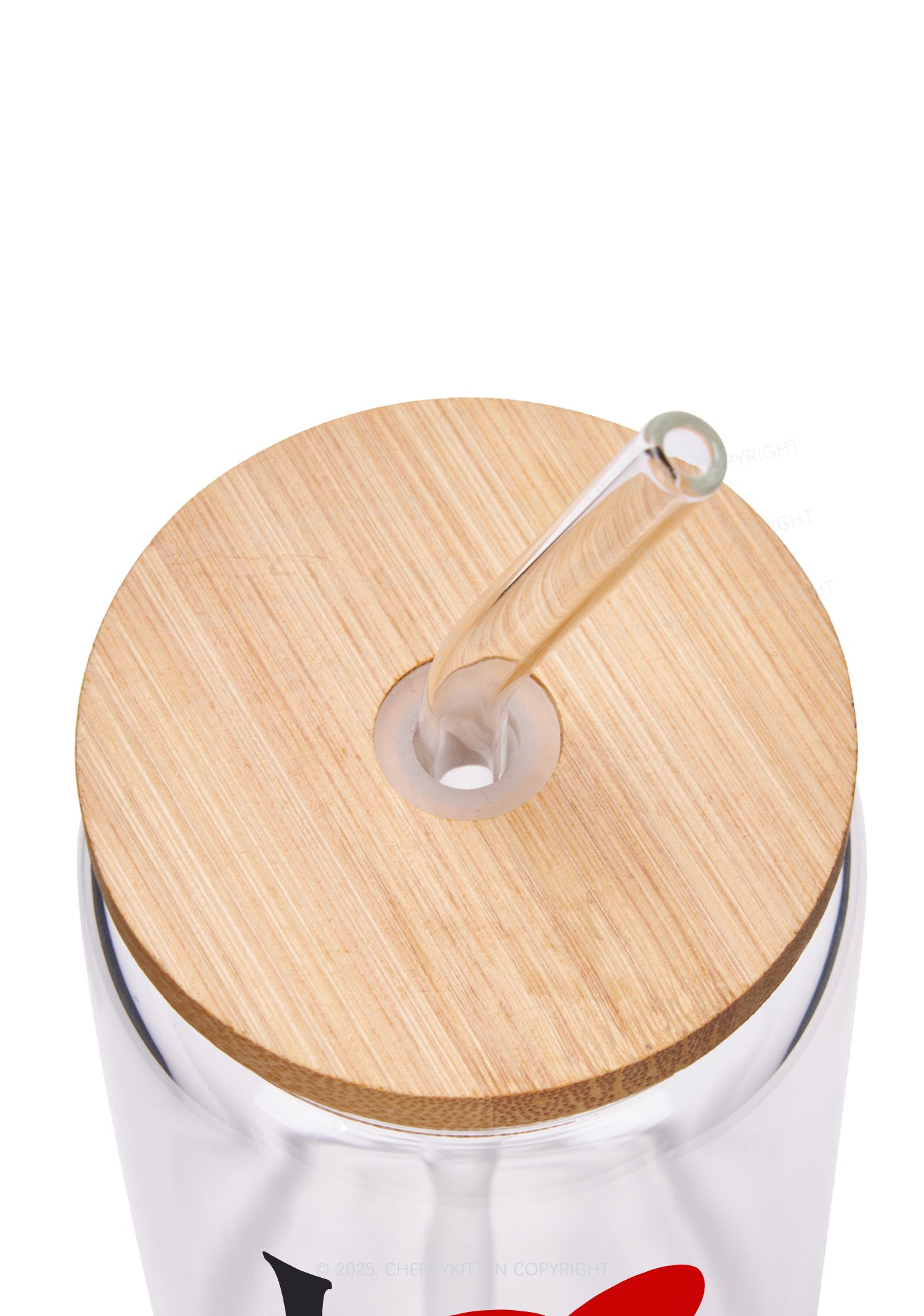 I Love Boys and Girls Pride Y2K Printed Glass Cup Cherrykitten