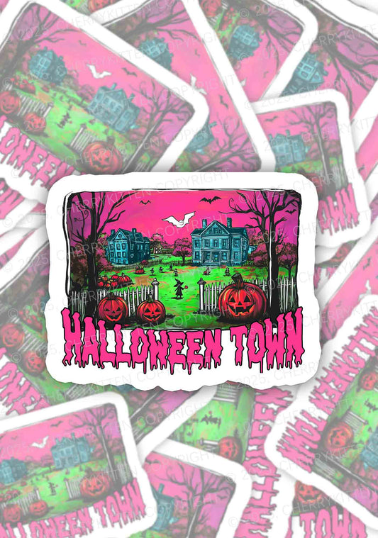 Halloween Pumpkin Town Y2K Sticker Cherrykitten