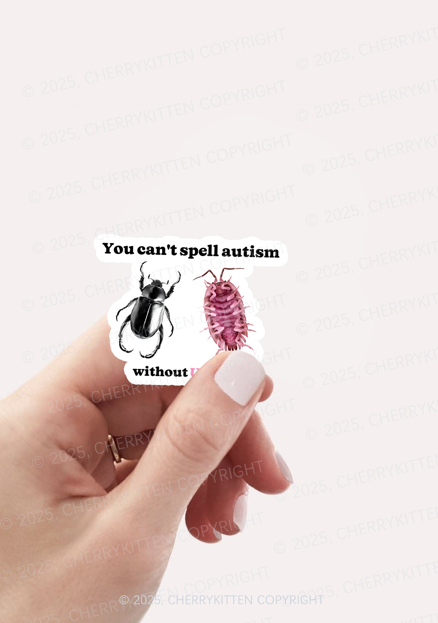 Autism Insect 1Pc Y2K Sticker Cherrykitten