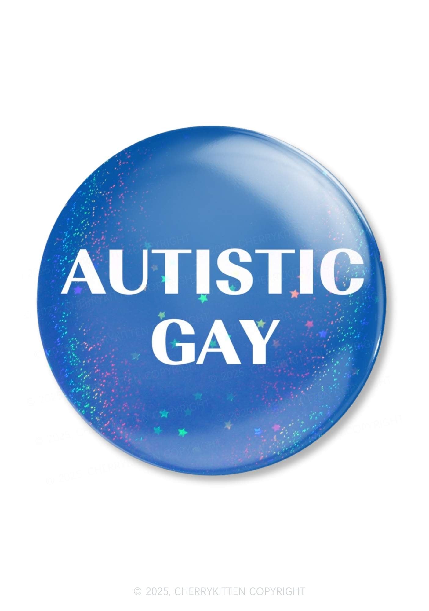 Autistic Gay Pride 1Pc Y2K Pin Badge Cherrykitten