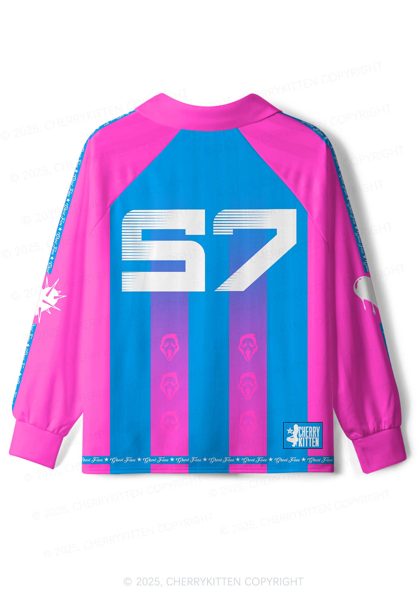 Custom Halloween Skeleton Boo You Hore Y2K Sport Long Sleeve Jersey Shirts Cherrykitten