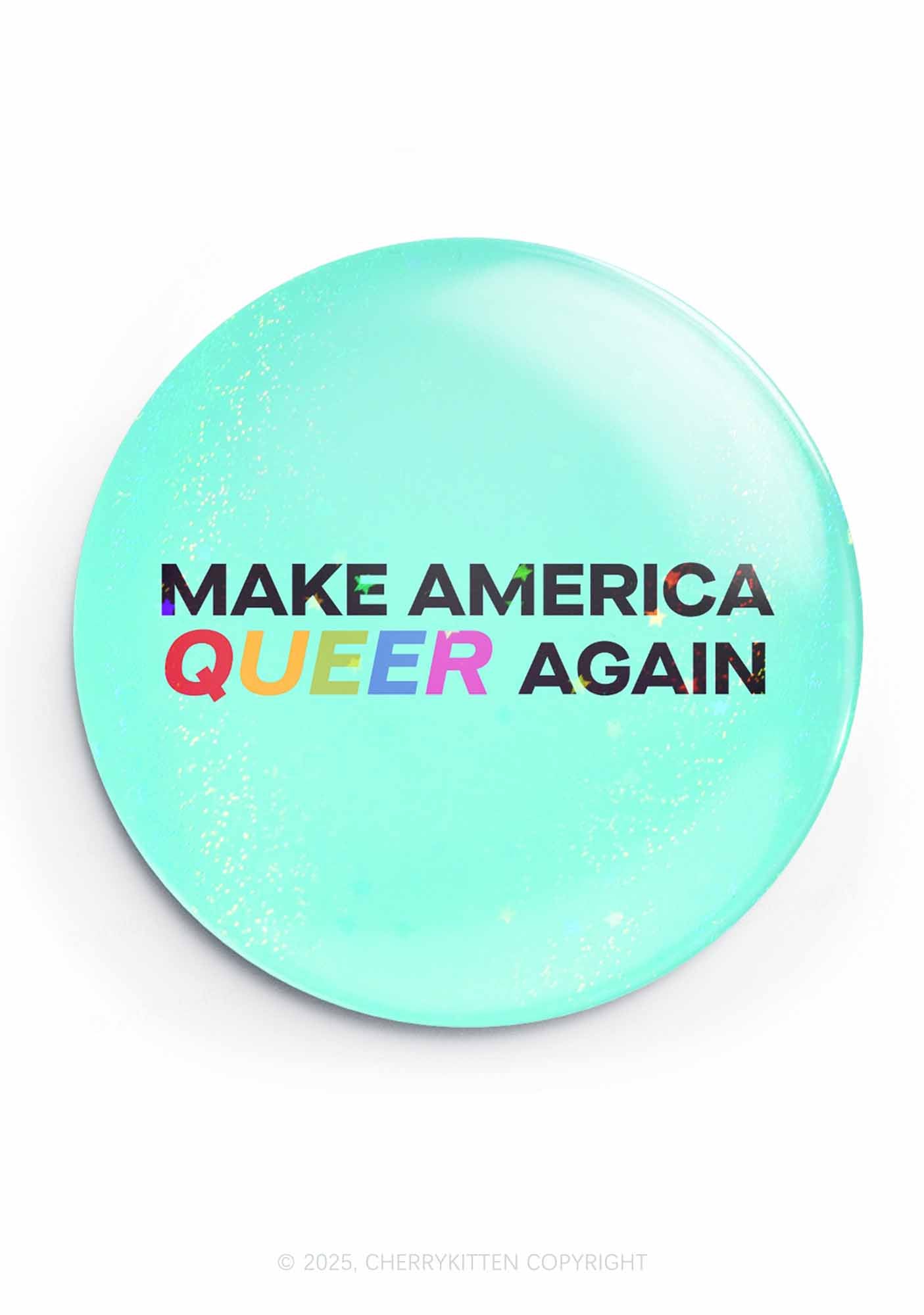 Make America Queer Again Pride 1Pc Y2K Pin Badge Cherrykitten