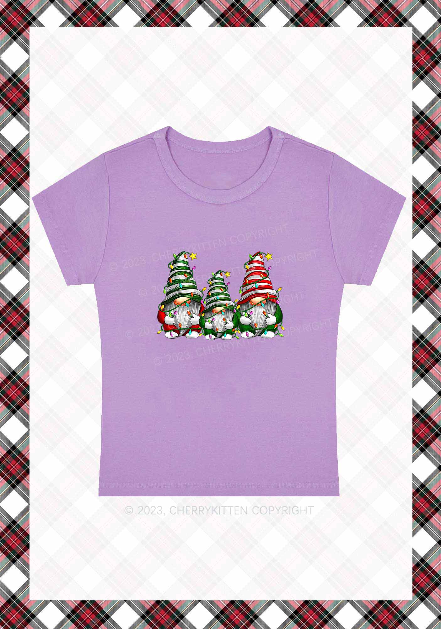 Christmas Dwarfs Baby Tee Cherrykitten
