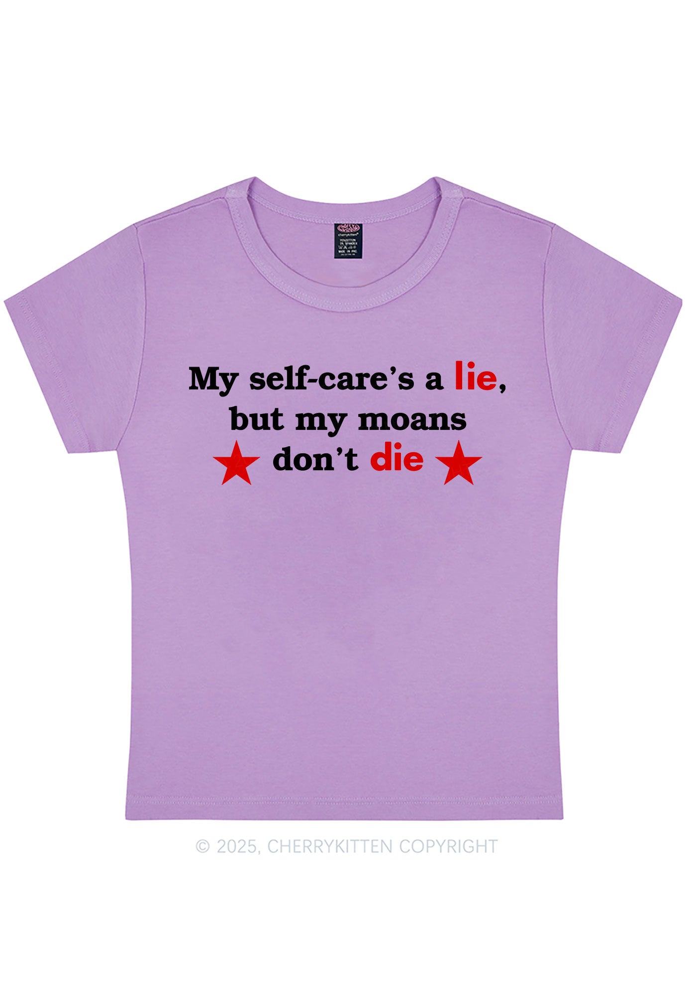 My Moans Dont Die Y2K Baby Tee Cherrykitten