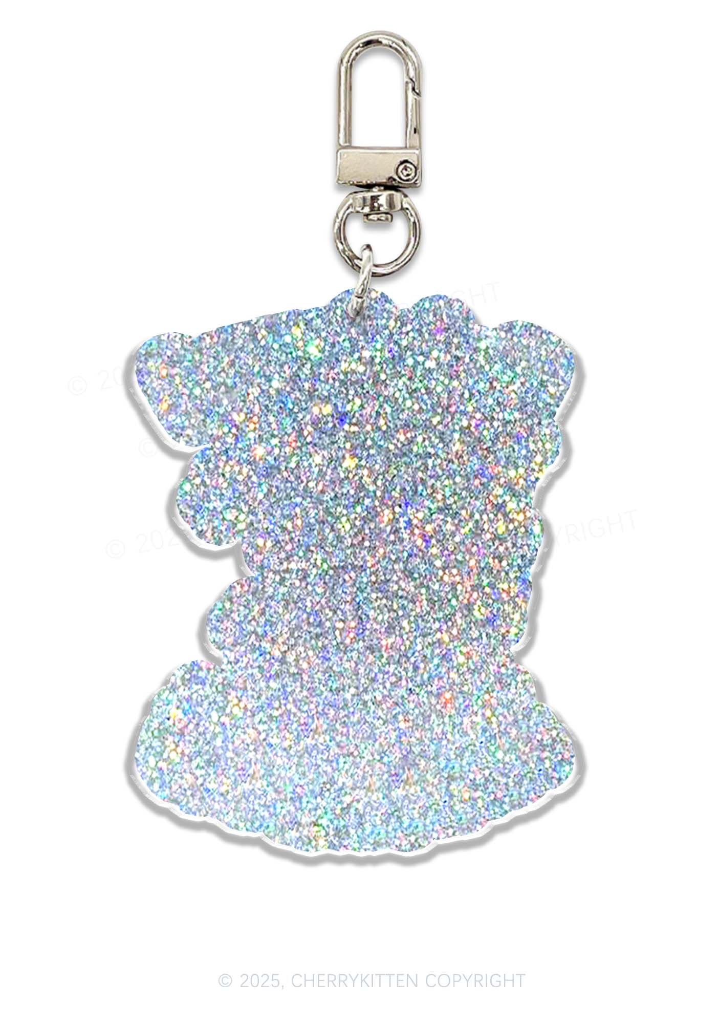 Halloween Fxxk Around Find Out Y2K Glitter Keychain Cherrykitten