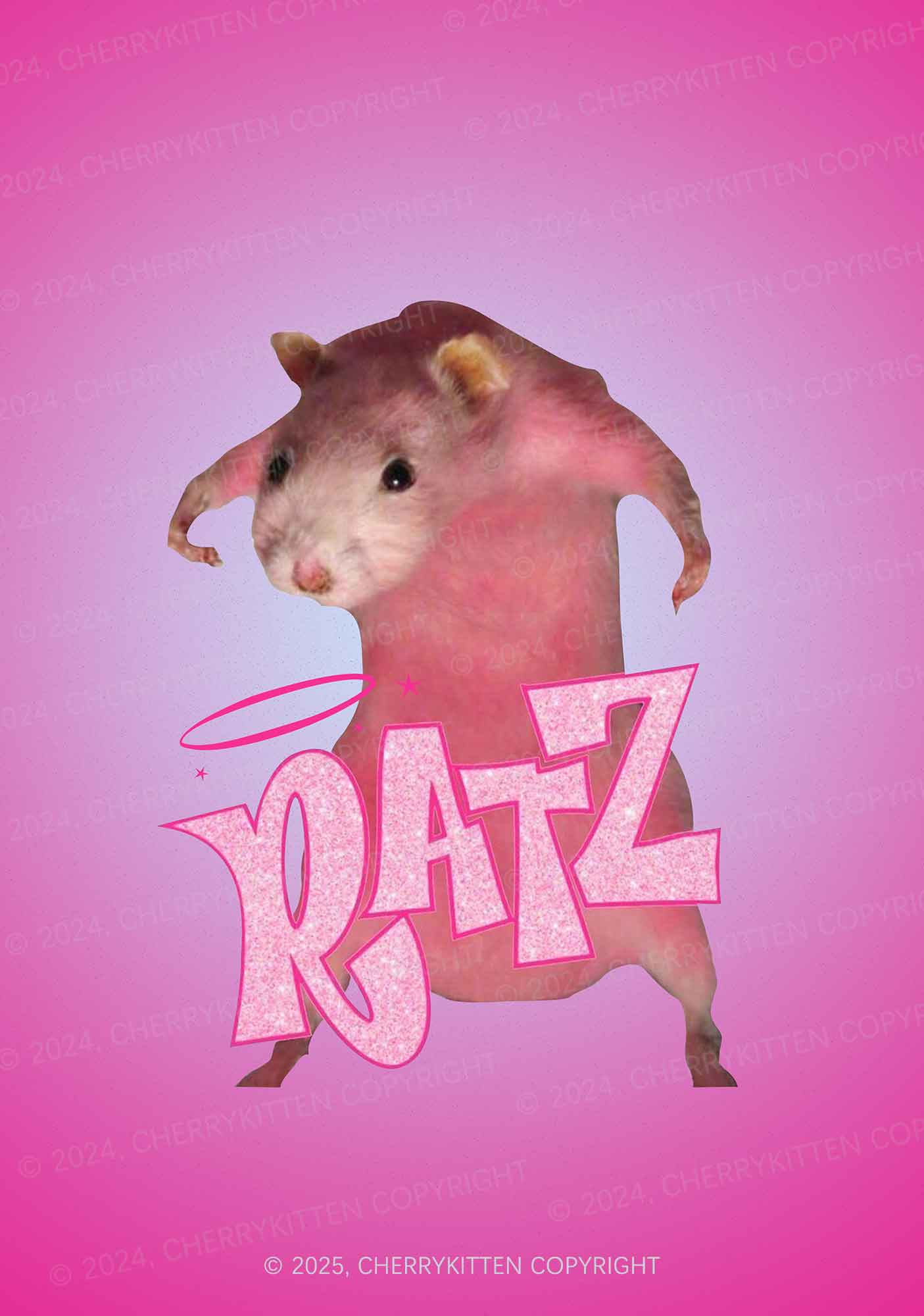 Pink Ratz Y2K Print Cami Crop Top Cherrykitten