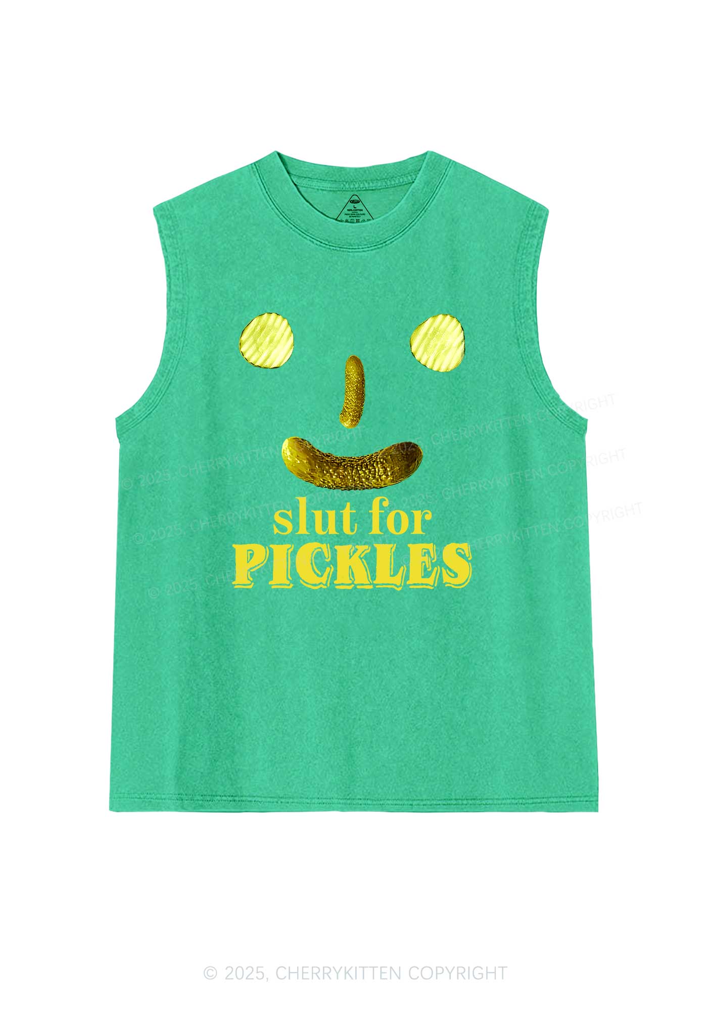 Slxt For Pickles Y2K Washed Muscle Tank Cherrykitten