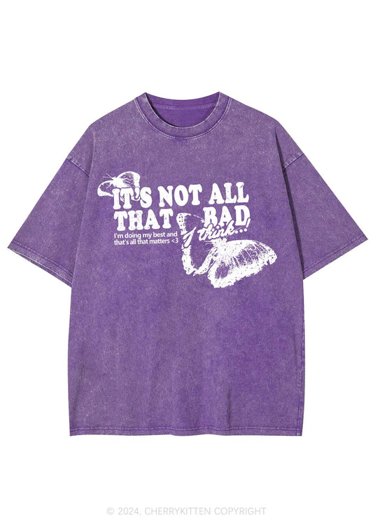 It's Not All That Bad Y2K Washed Tee Cherrykitten