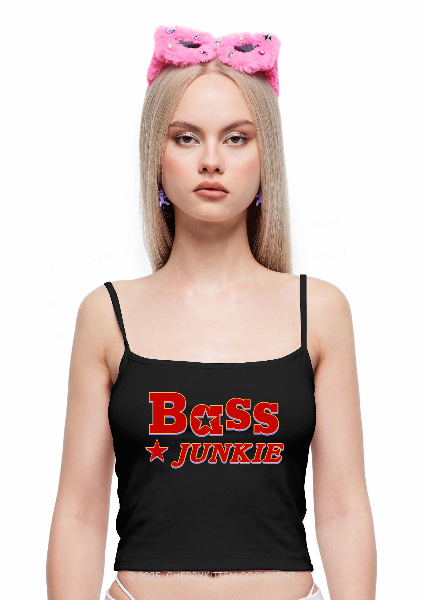 Bass Jxxkie Y2K Spaghetti Strap Cami Cherrykitten