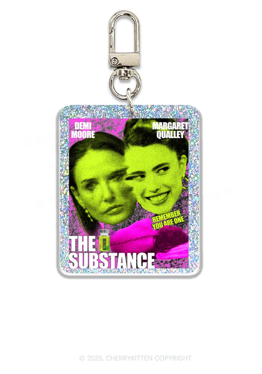 Halloween Horror Women Film Y2K Glitter Keychain Cherrykitten