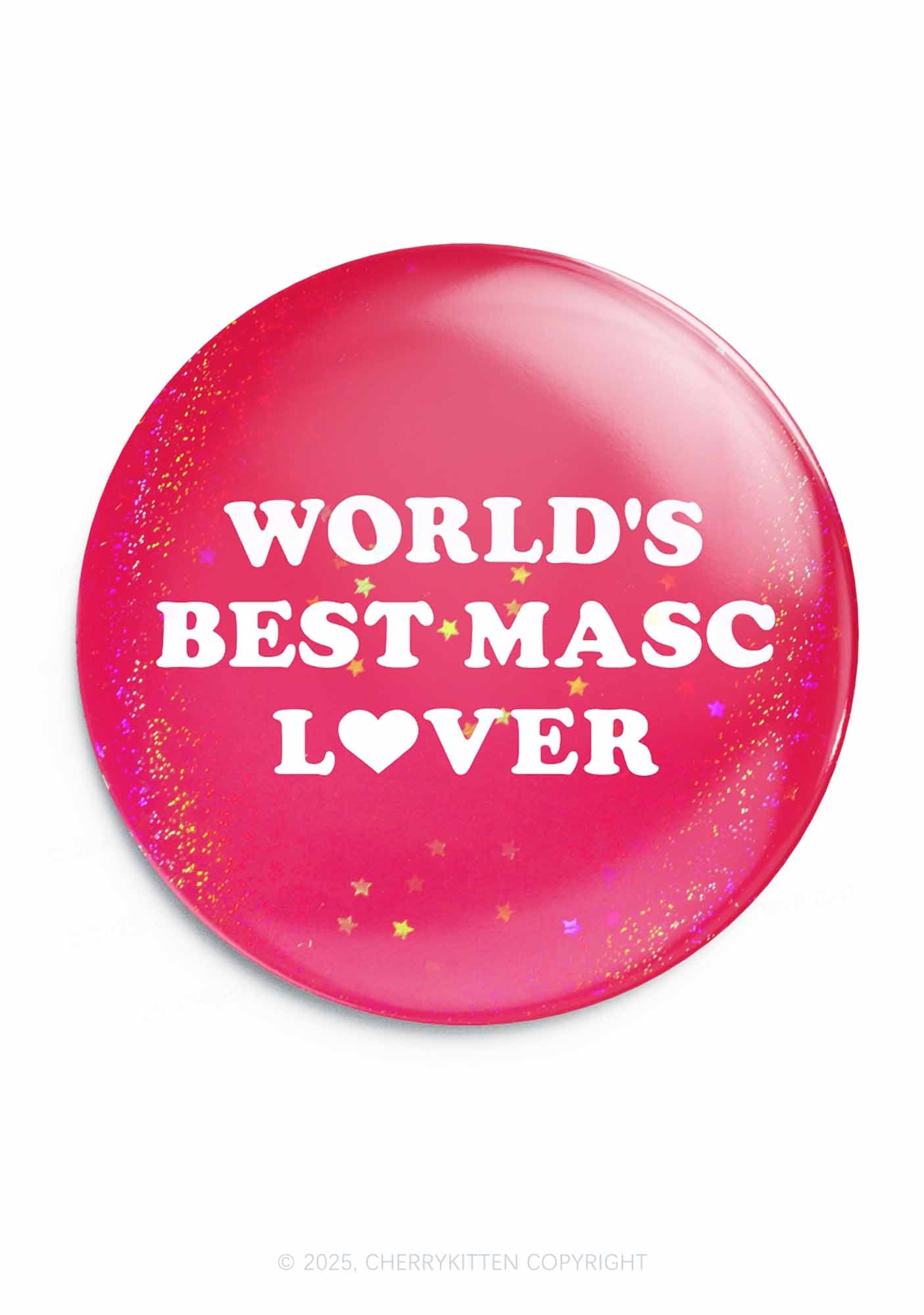 Worlds Best Masc Lover Pride 1Pc Y2K Pin Badge Cherrykitten