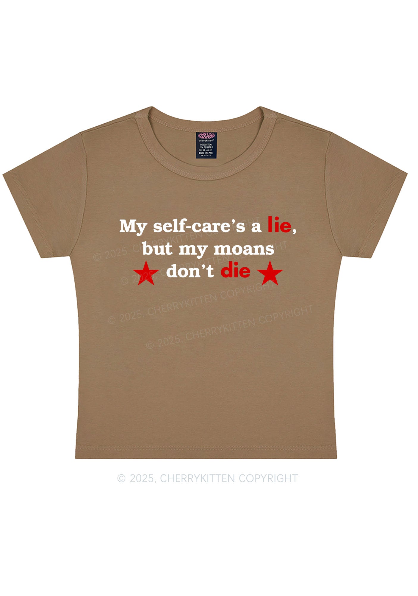 My Moans Dont Die Y2K Baby Tee Cherrykitten