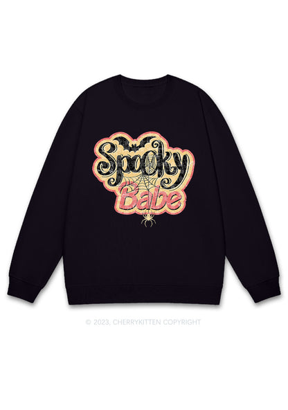 Spooky Babe Halloween Y2K Sweatshirt Cherrykitten