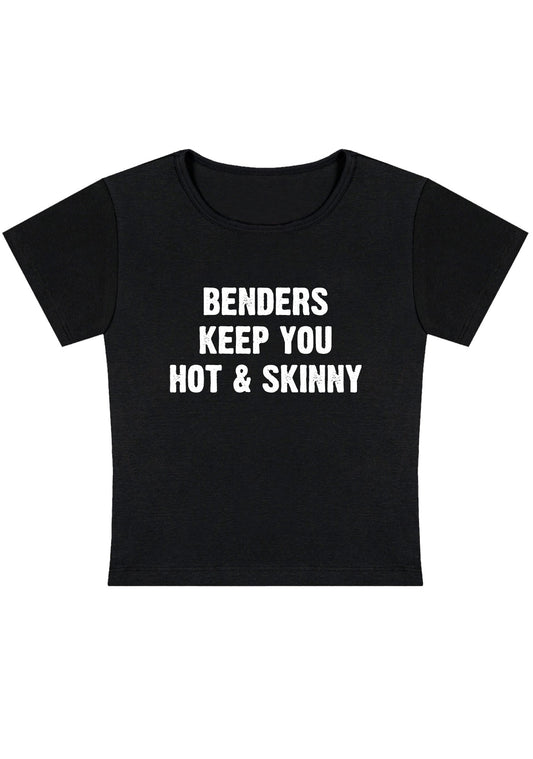 Curvy Benders Keep You Hot&Skinny Baby Tee