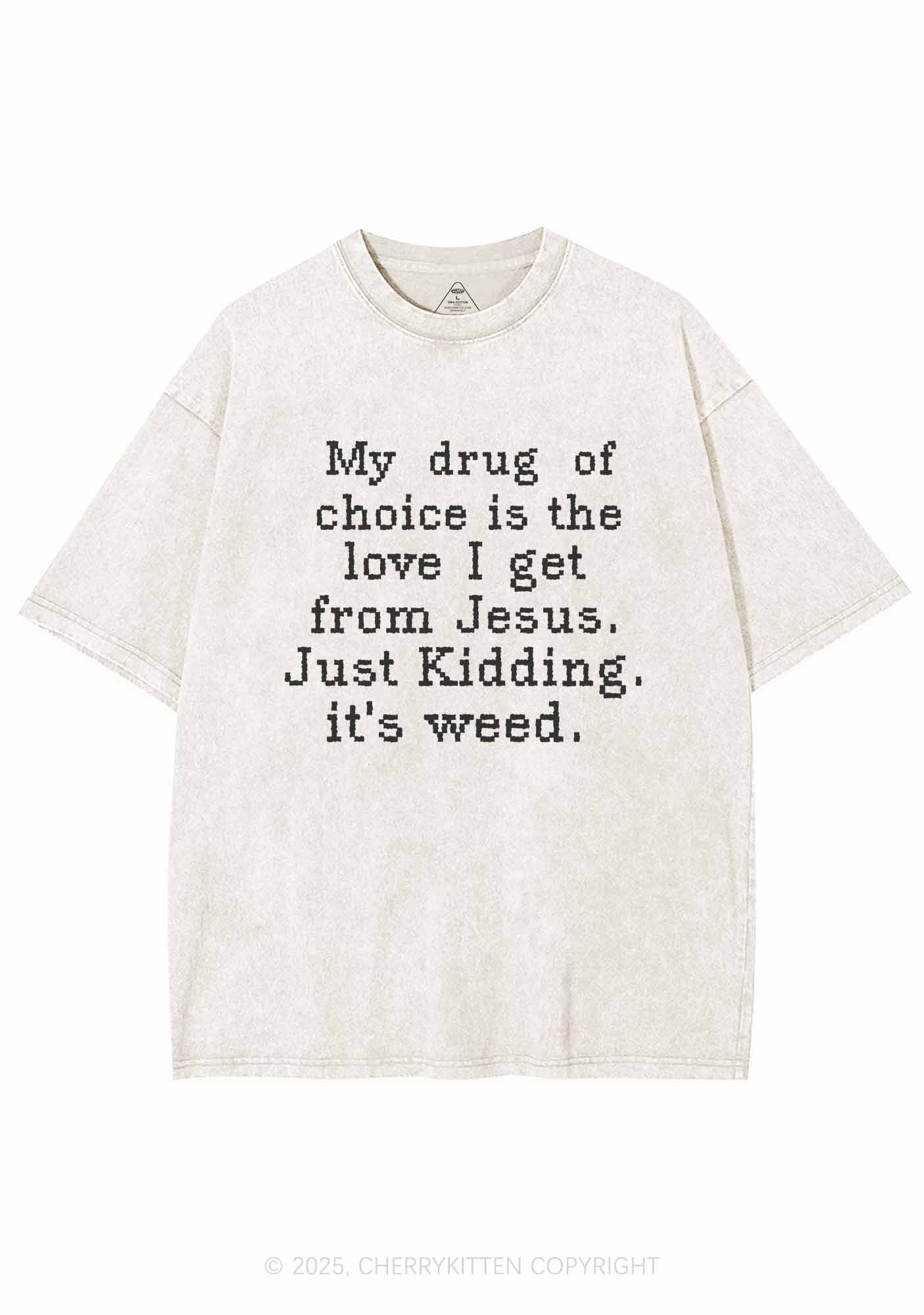 Love From Jesus Y2K Washed Tee Cherrykitten