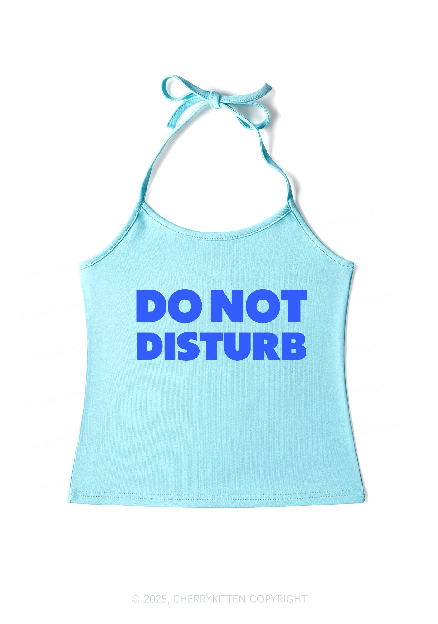 Do Not Disturb Y2K Halter Neck Cami Cherrykitten