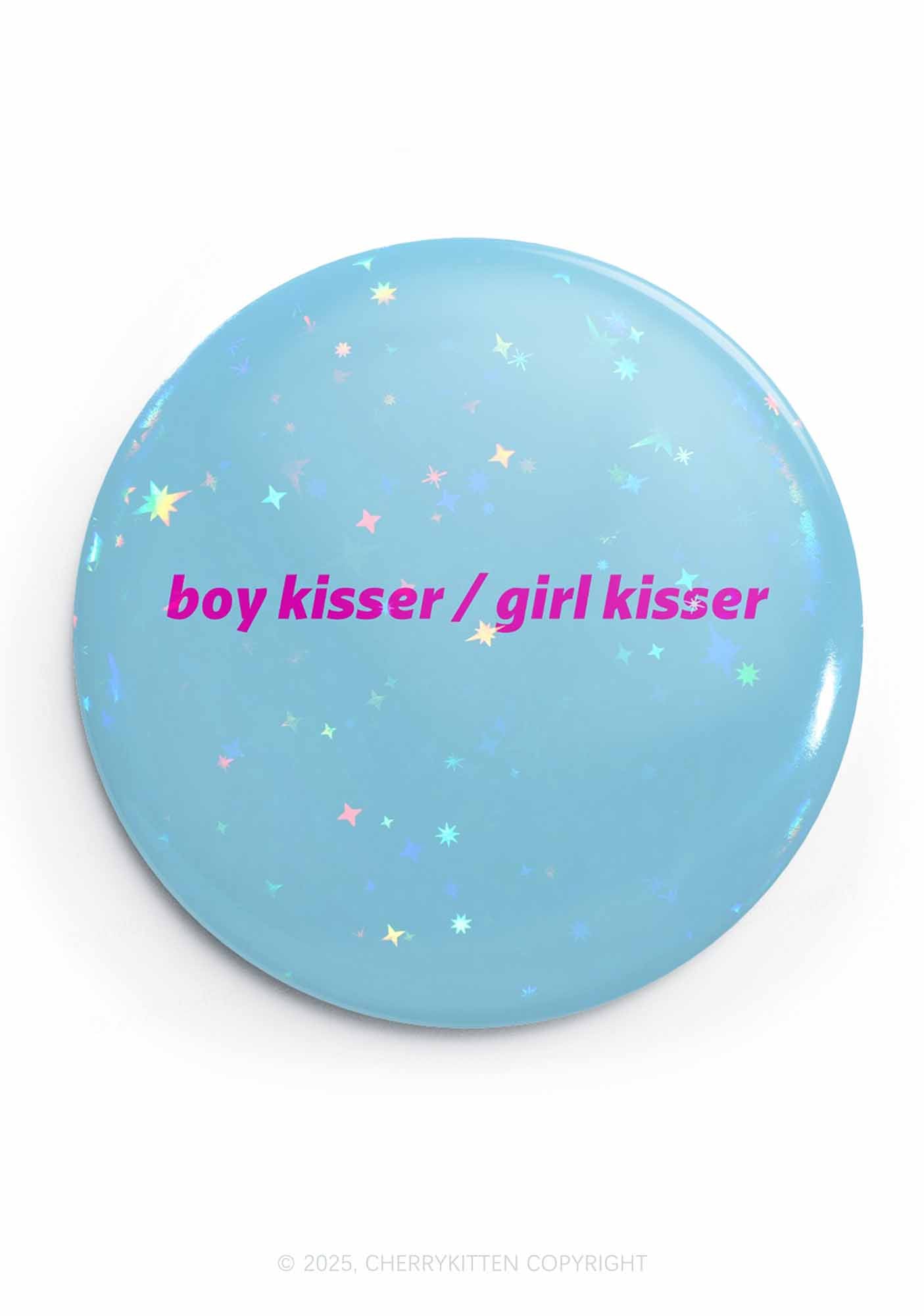 Boy Kisser Girl Kisser Pride 1Pc Y2K Pin Badge Cherrykitten