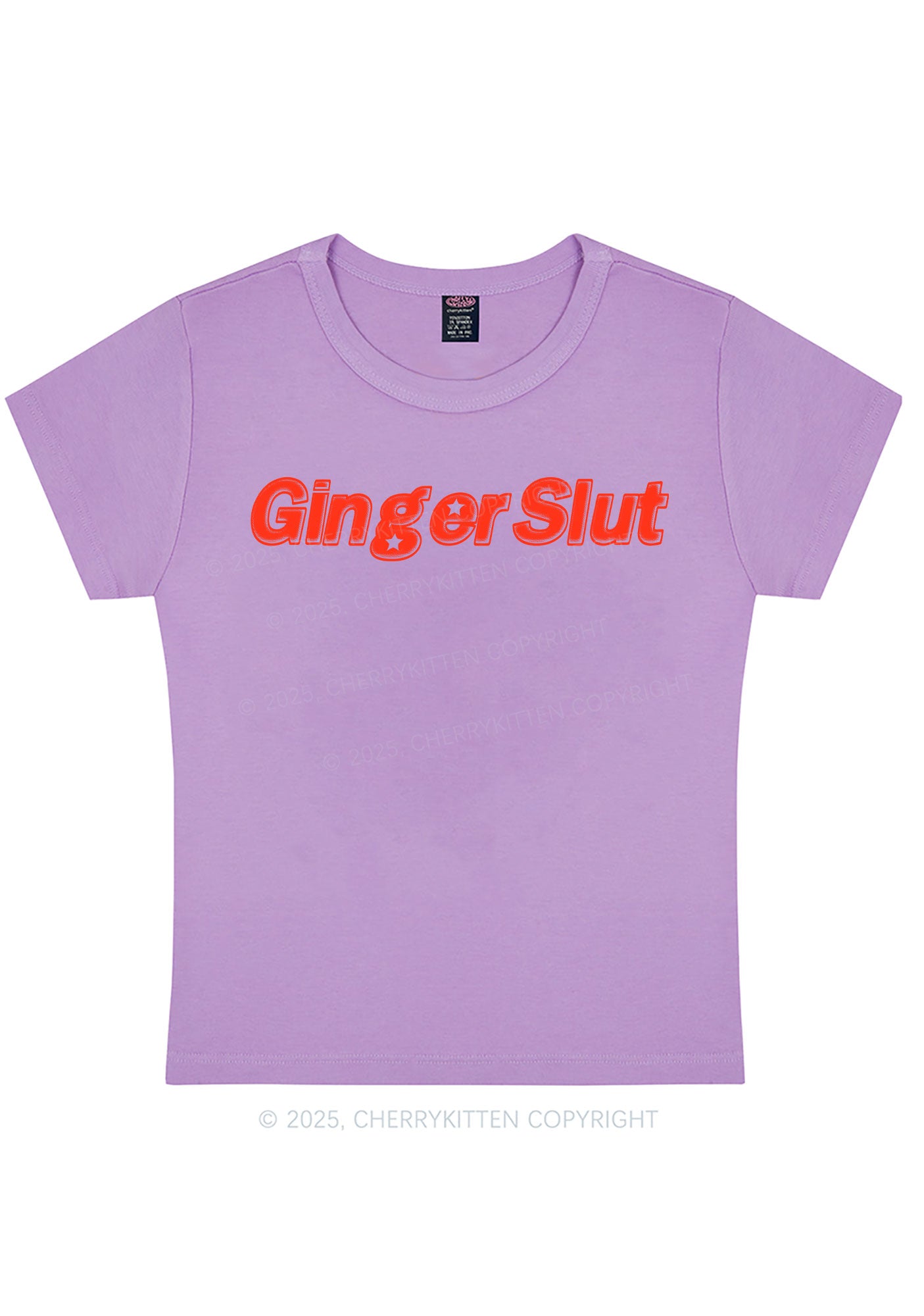 Ginger Slxt Y2K Baby Tee Cherrykitten
