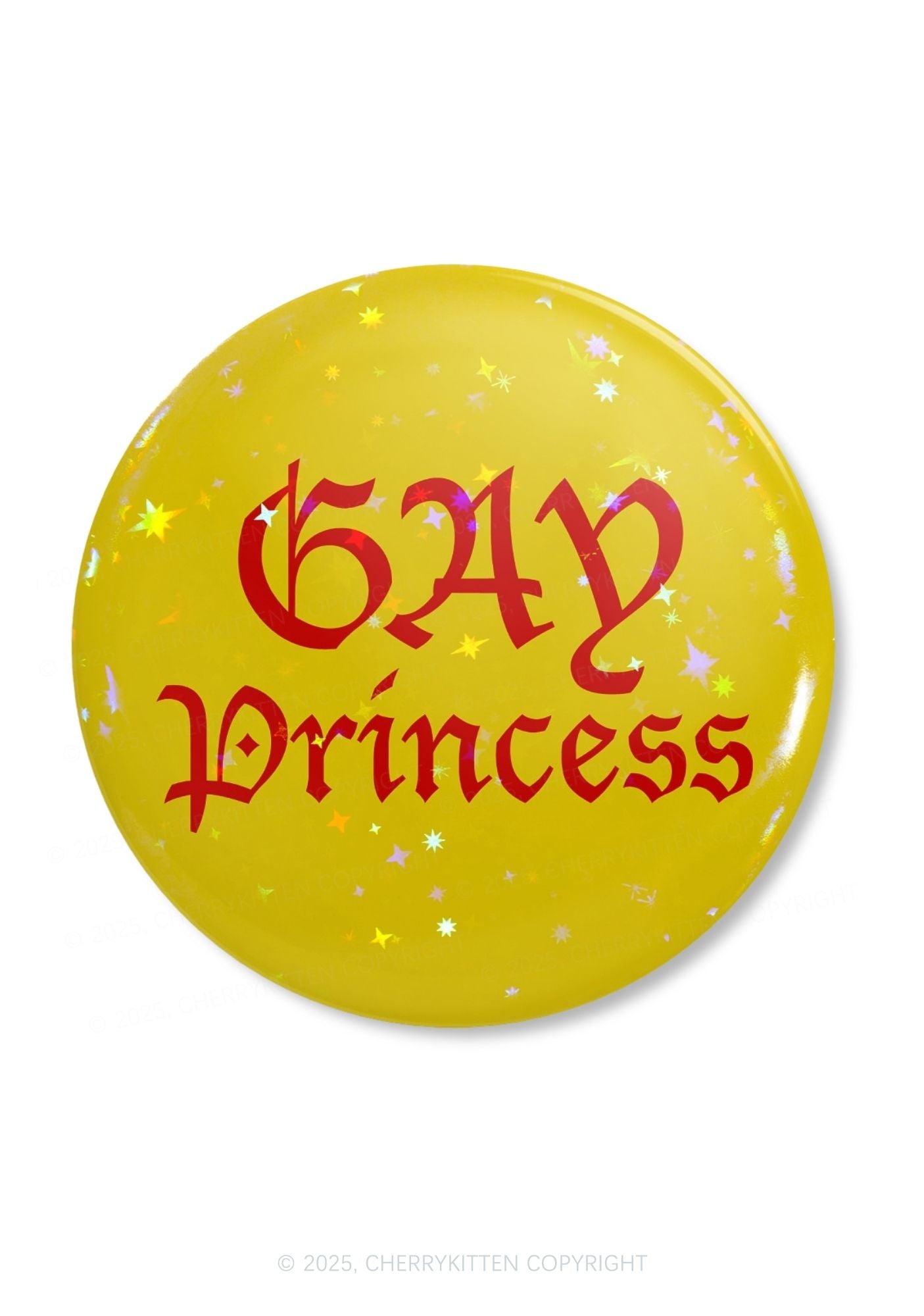 Gay Princess Pride 1Pc Y2K Pin Badge Cherrykitten