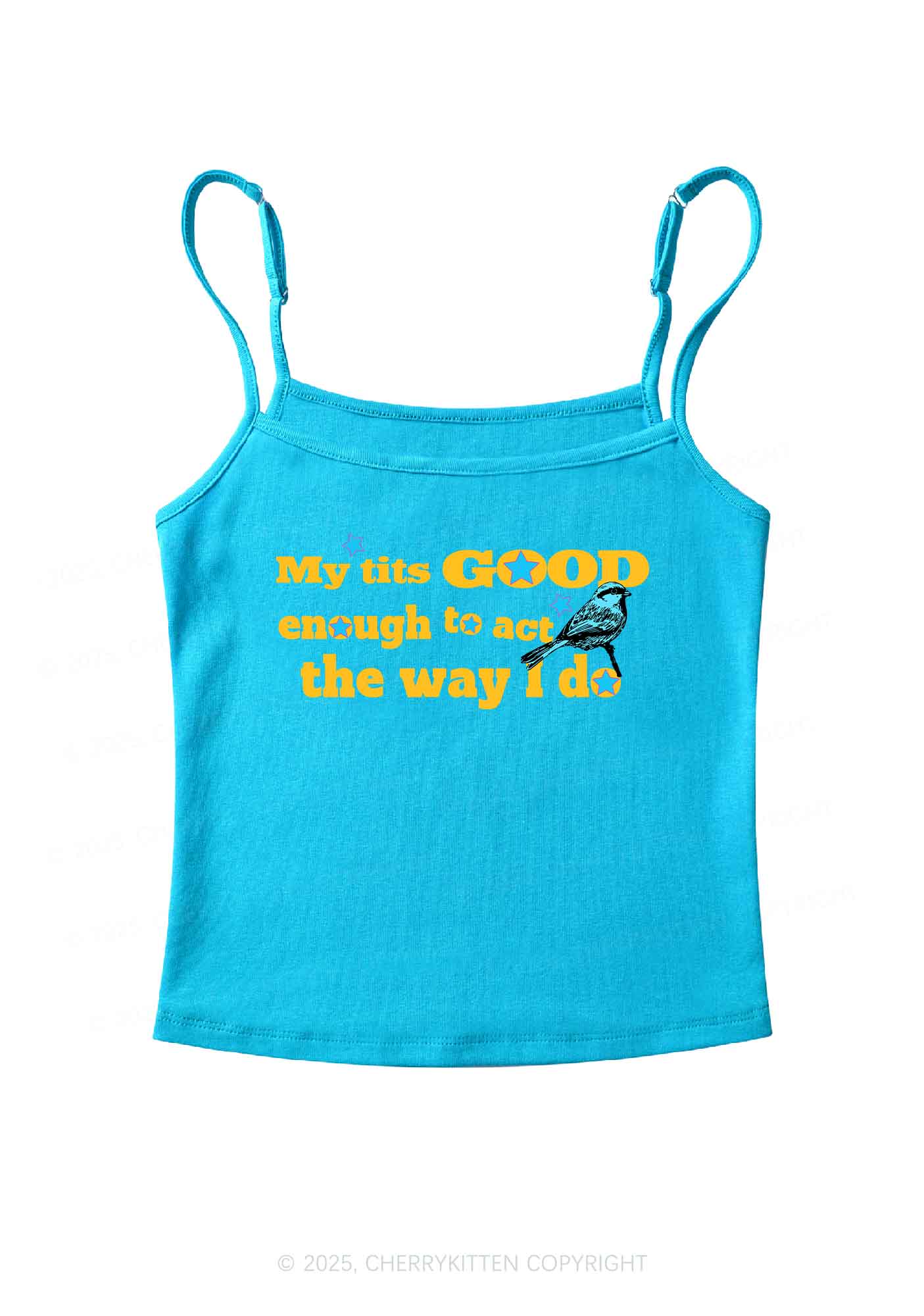 Good To Act Way Y2K Spaghetti Strap Cami Cherrykitten