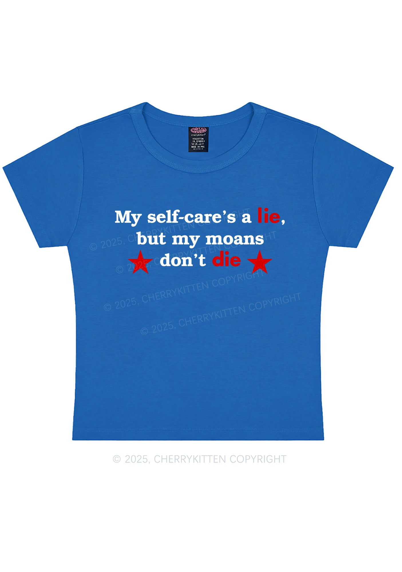 My Moans Dont Die Y2K Baby Tee Cherrykitten