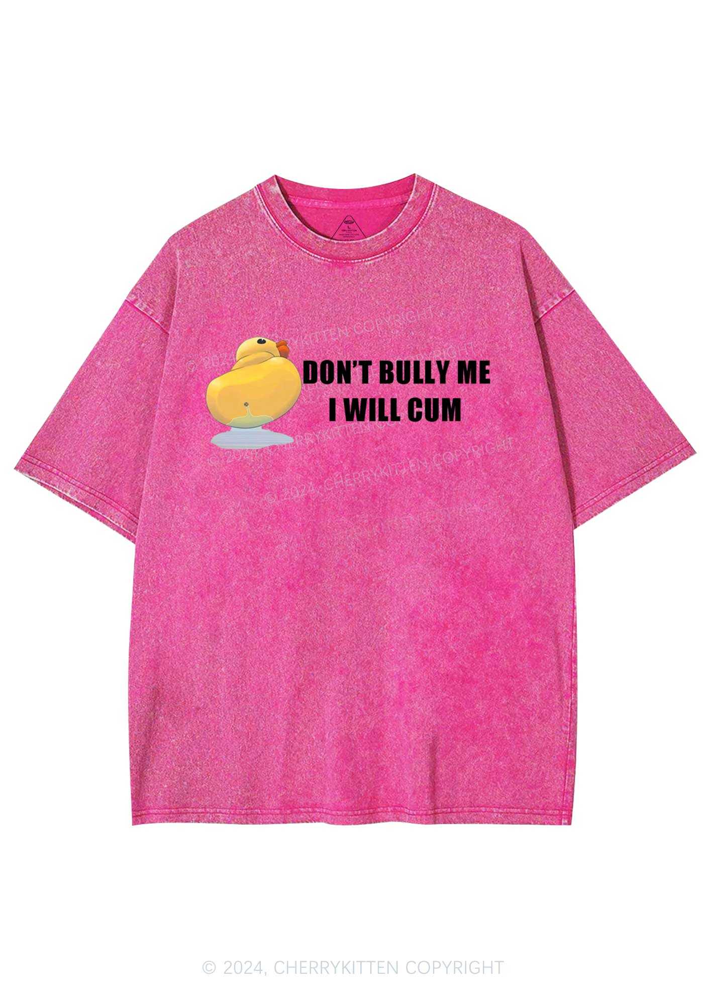 Don't Bully Duck Y2K Washed Tee Cherrykitten