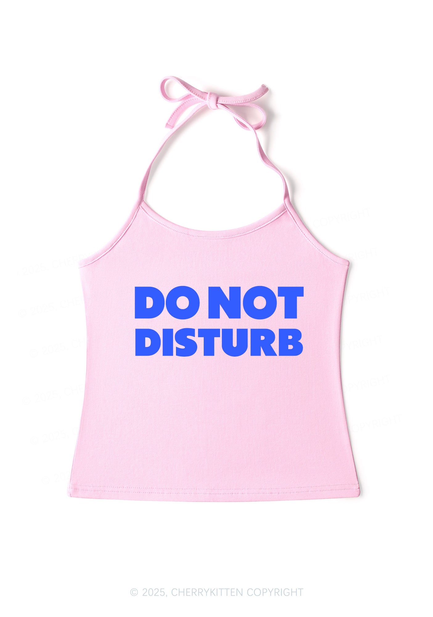 Do Not Disturb Y2K Halter Neck Cami Cherrykitten