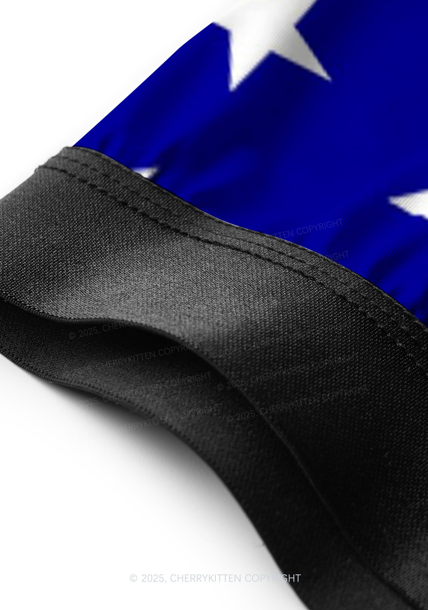 Navy Blue Star Y2K Print Men Boxer Briefs Cherrykitten