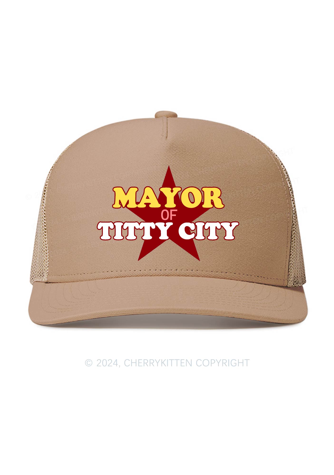 Mayor Of City Y2K Trucker Mesh Hat Cherrykitten