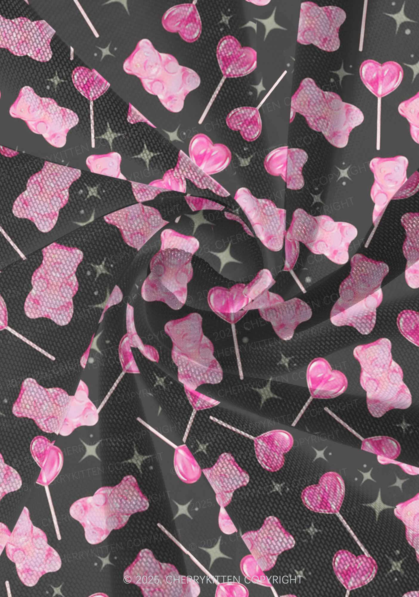 Lollipops Gummies Valentine's Day Y2K Print Mini Layered Skirt Cherrykitten