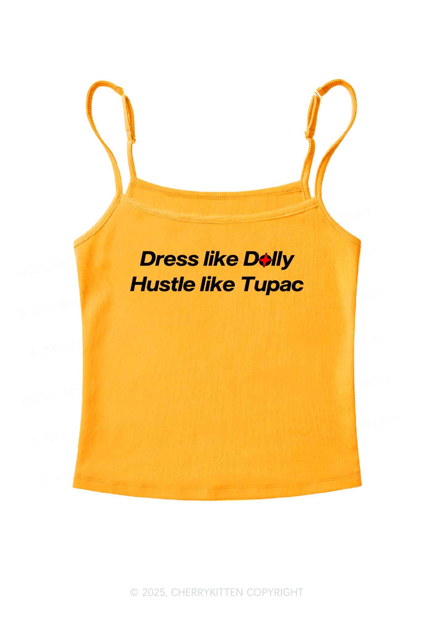 Dress Like Doll Y2K Spaghetti Strap Cami Cherrykitten